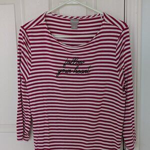 Ladies Chico's knit top size 2